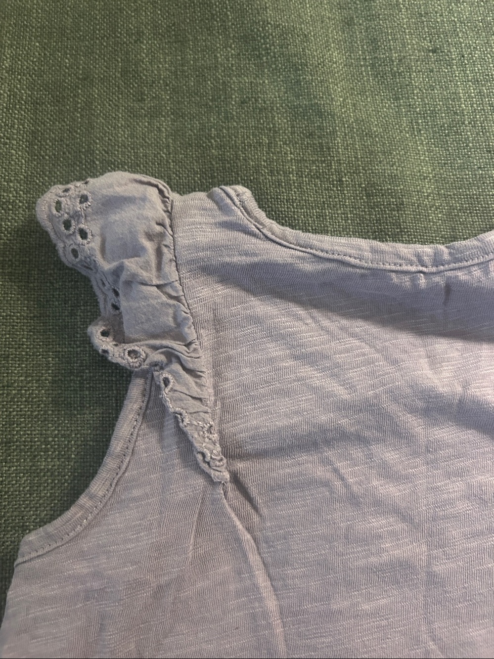 jumping beans Lavender Eyelet Ruffle Tank Top - Picture 7 of 9